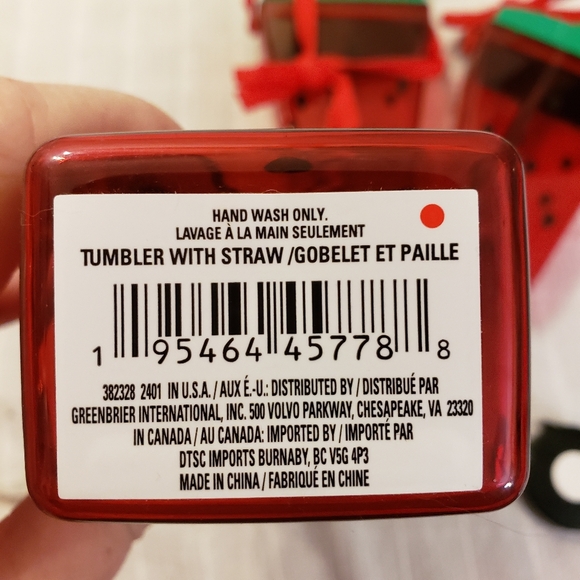 Watermelon tumblers with strap - Picture 3 of 4